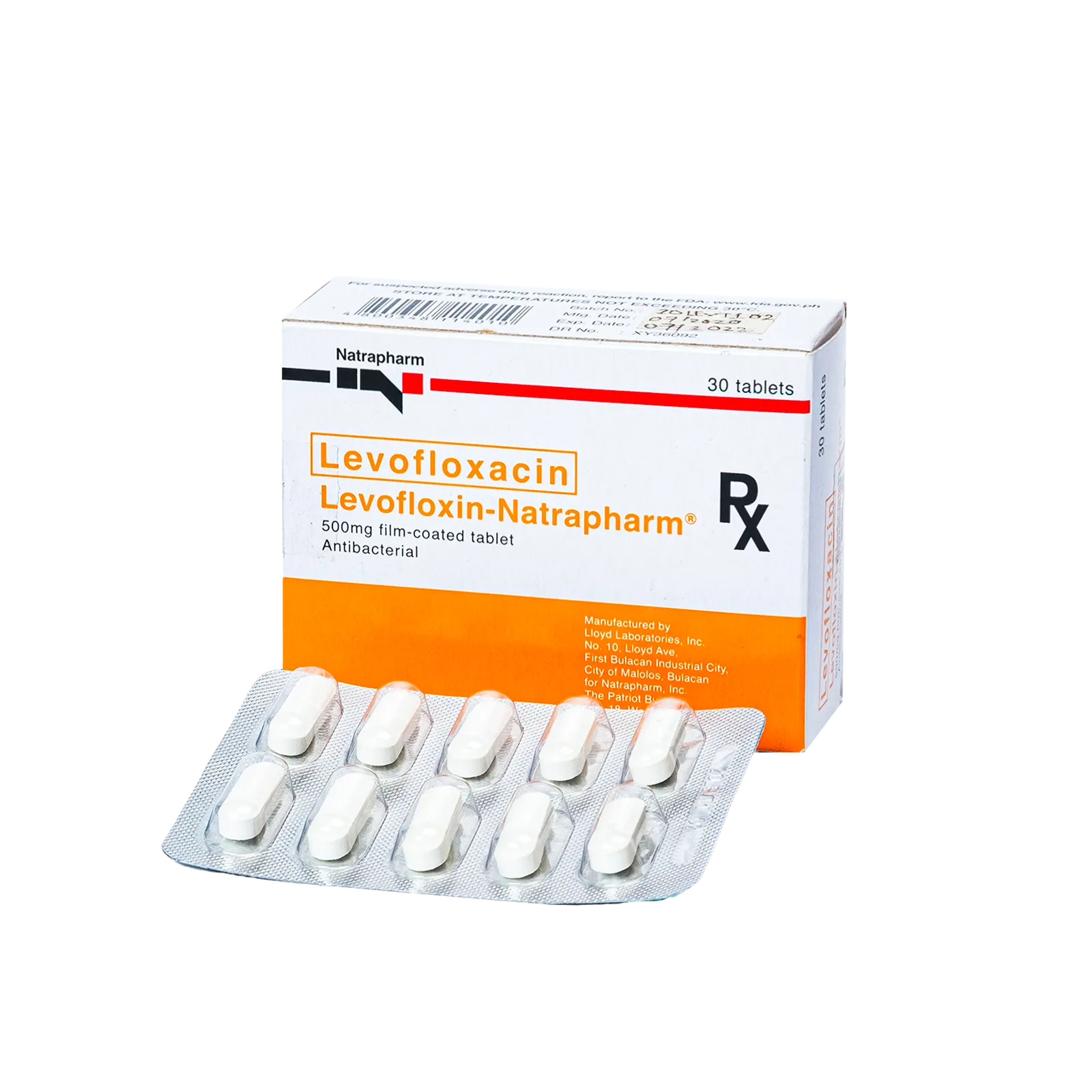 Levofloxin-Natrapharm Film-Coated Tablet 500mg