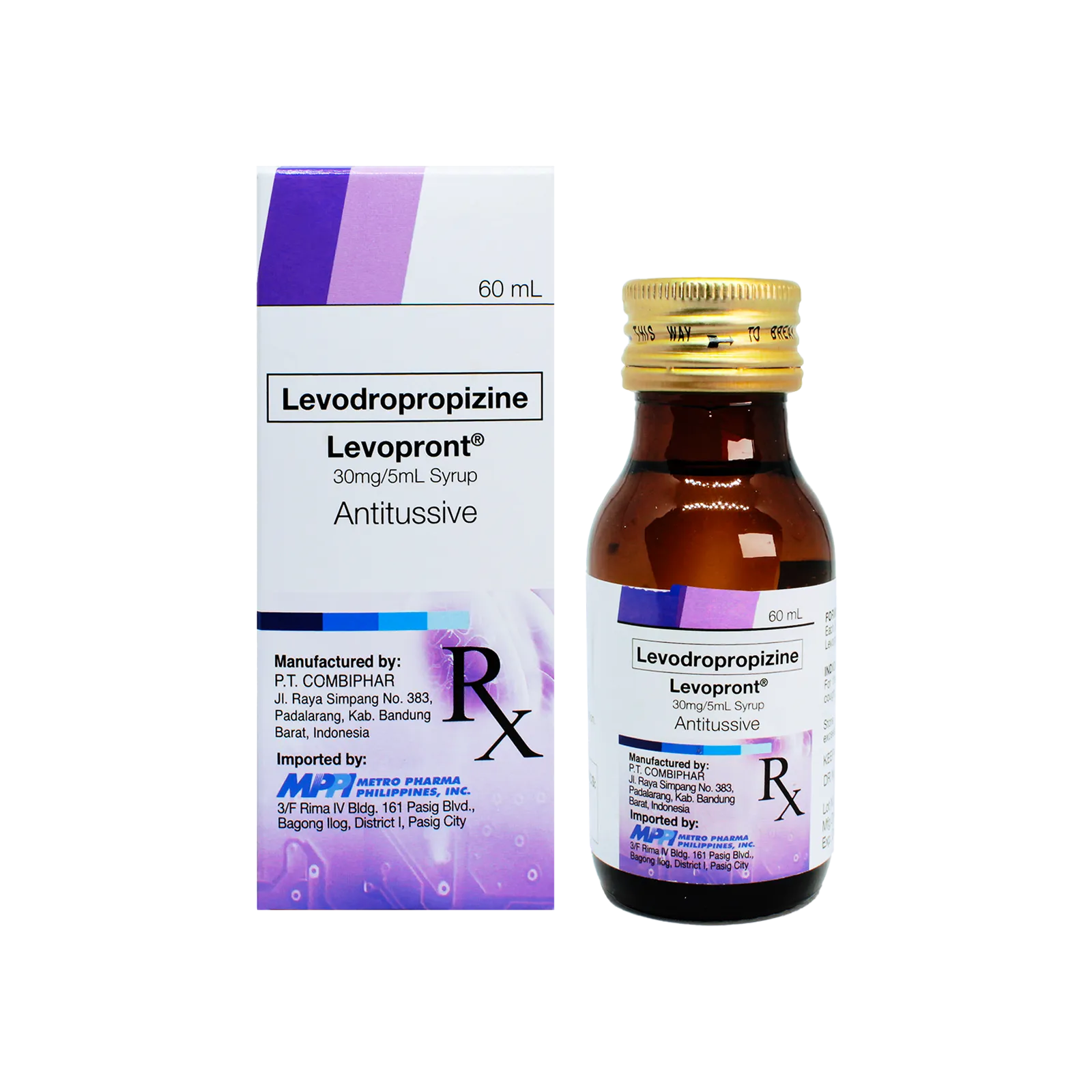 Levopront Syrup 30mg/5mL 60mL