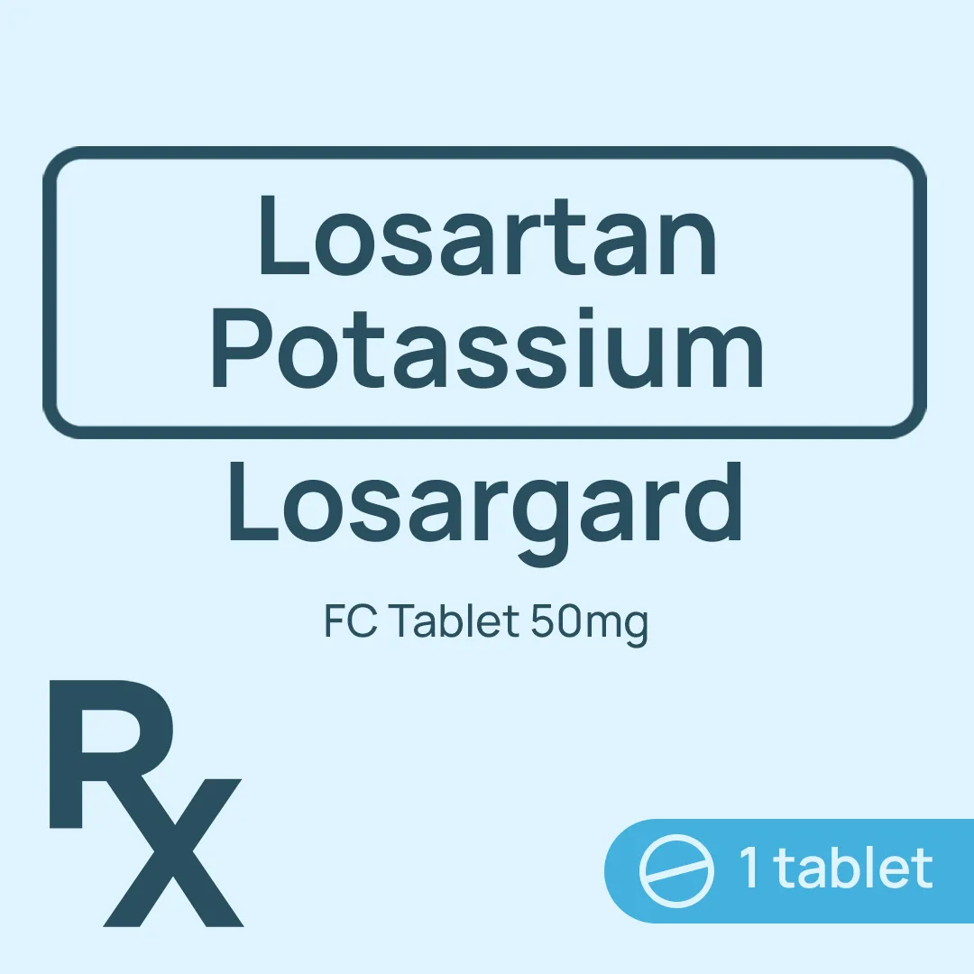 Losargard Film-Coated Tablet 50mg