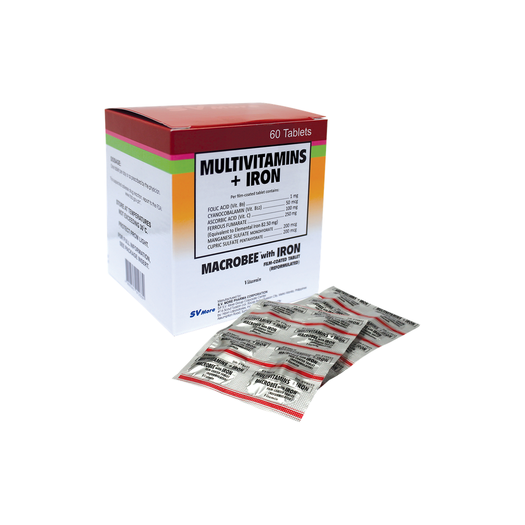 Macrobee With Iron Reformulated Tablet