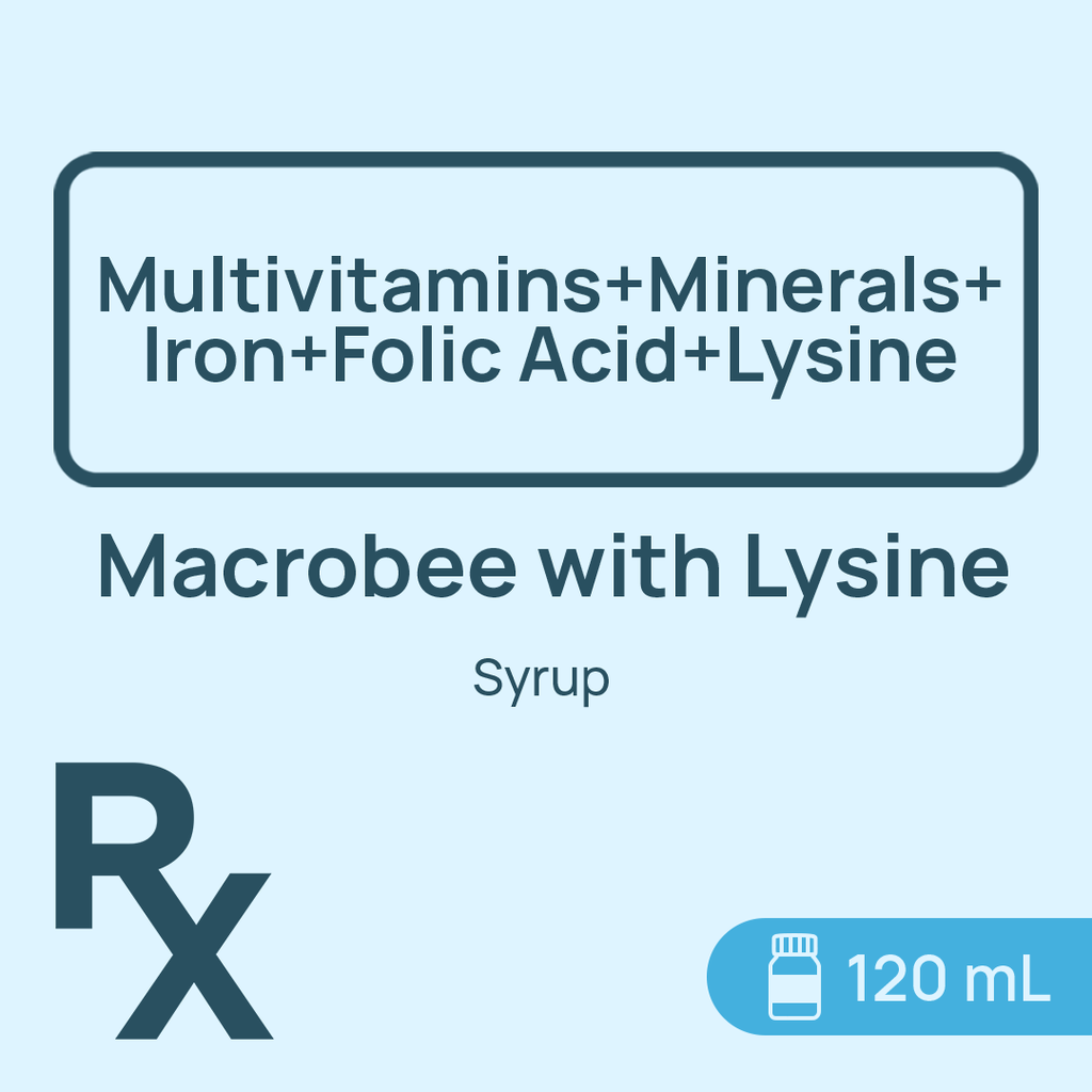 Macrobee With Lysine Syrup 120mL