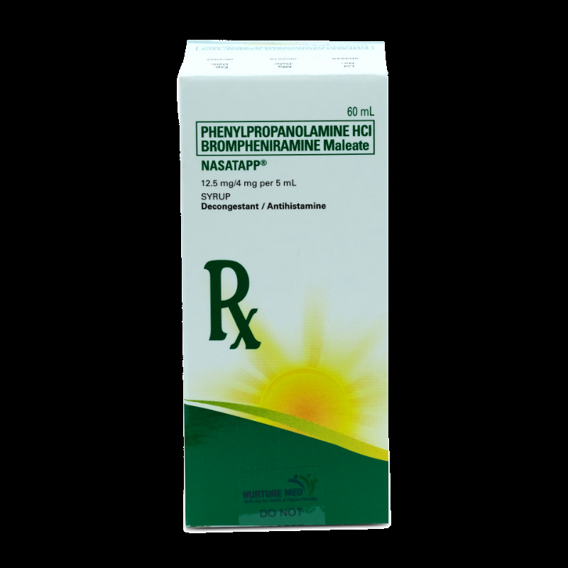 Nasatapp 12.5mg/4mg/5mL Syrup 60mL
