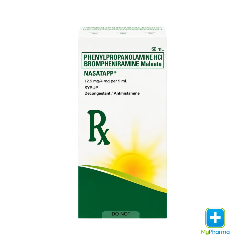 Nasatapp 12.5mg/4mg/5mL Syrup 60mL