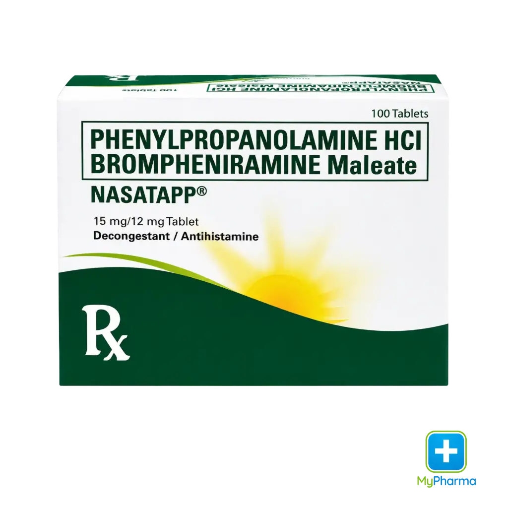 Nasatapp 15mg/12mg Tablet