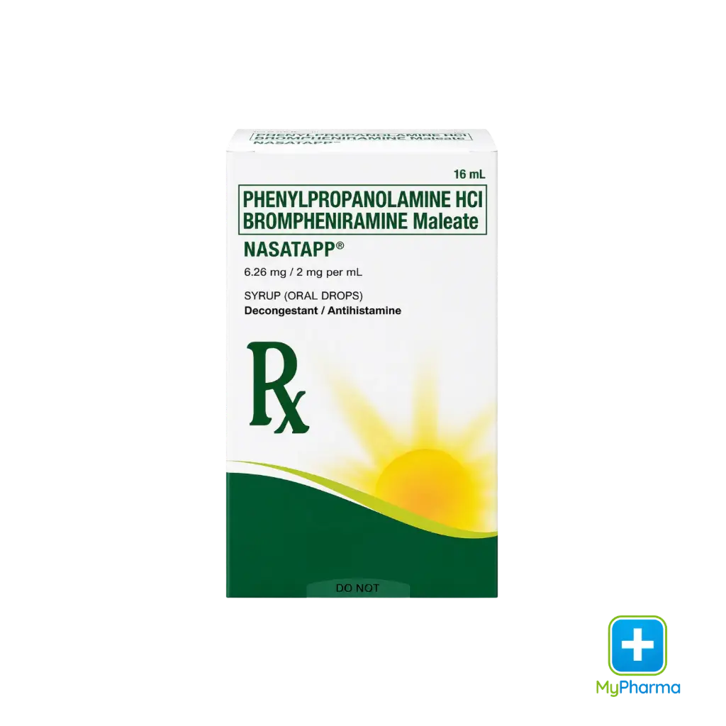Nasatapp Oral Drops 6.25mg/2mg/mL 15mL