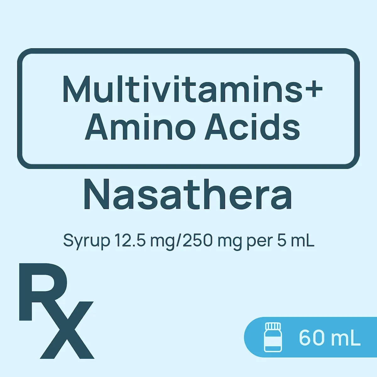 Nasathera Syrup Syrup 12.5mg/250mg/5mL 60mL