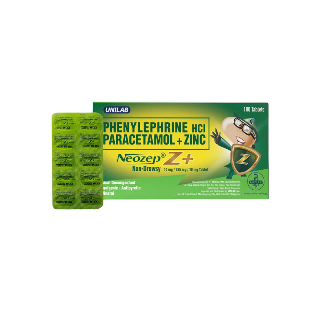 Neozep Z+ Non-Drowsy Tablet