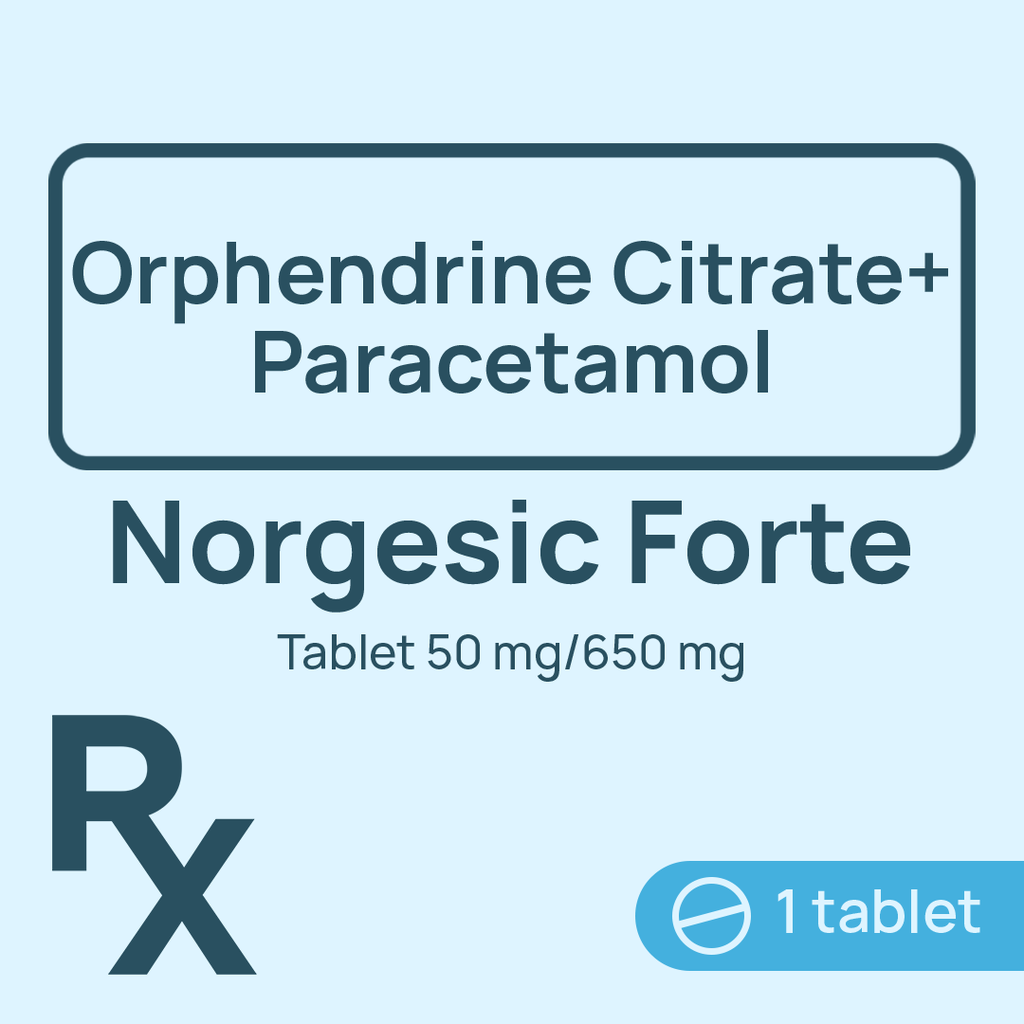 Norgesic Forte Tablet 50mg/650mg