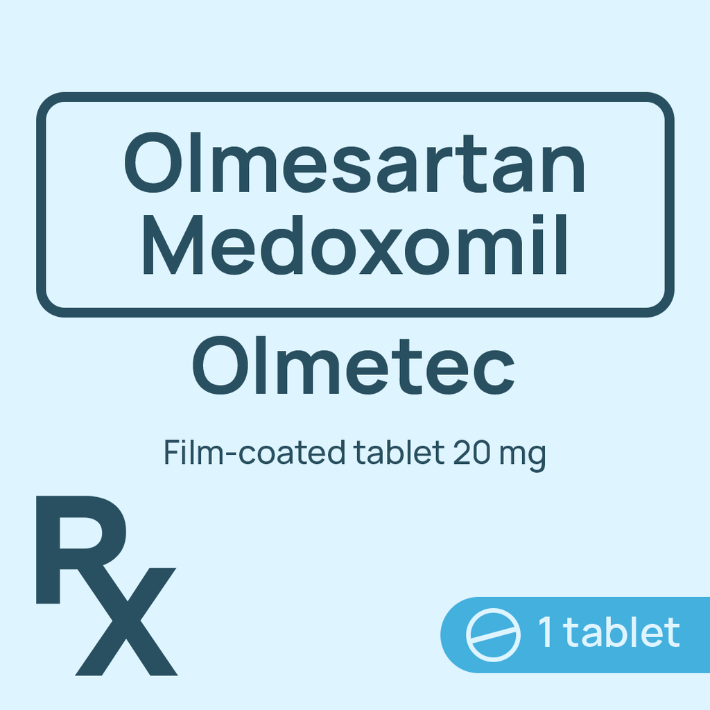 Olmetec Film-Coated Tablet 20mg