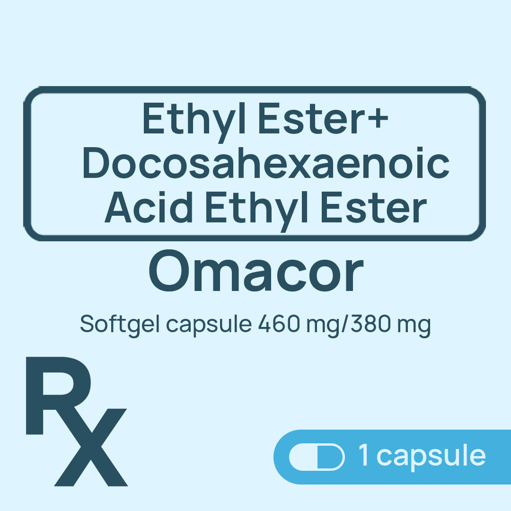 Omacor Softgel Capsule 460mg/380mg