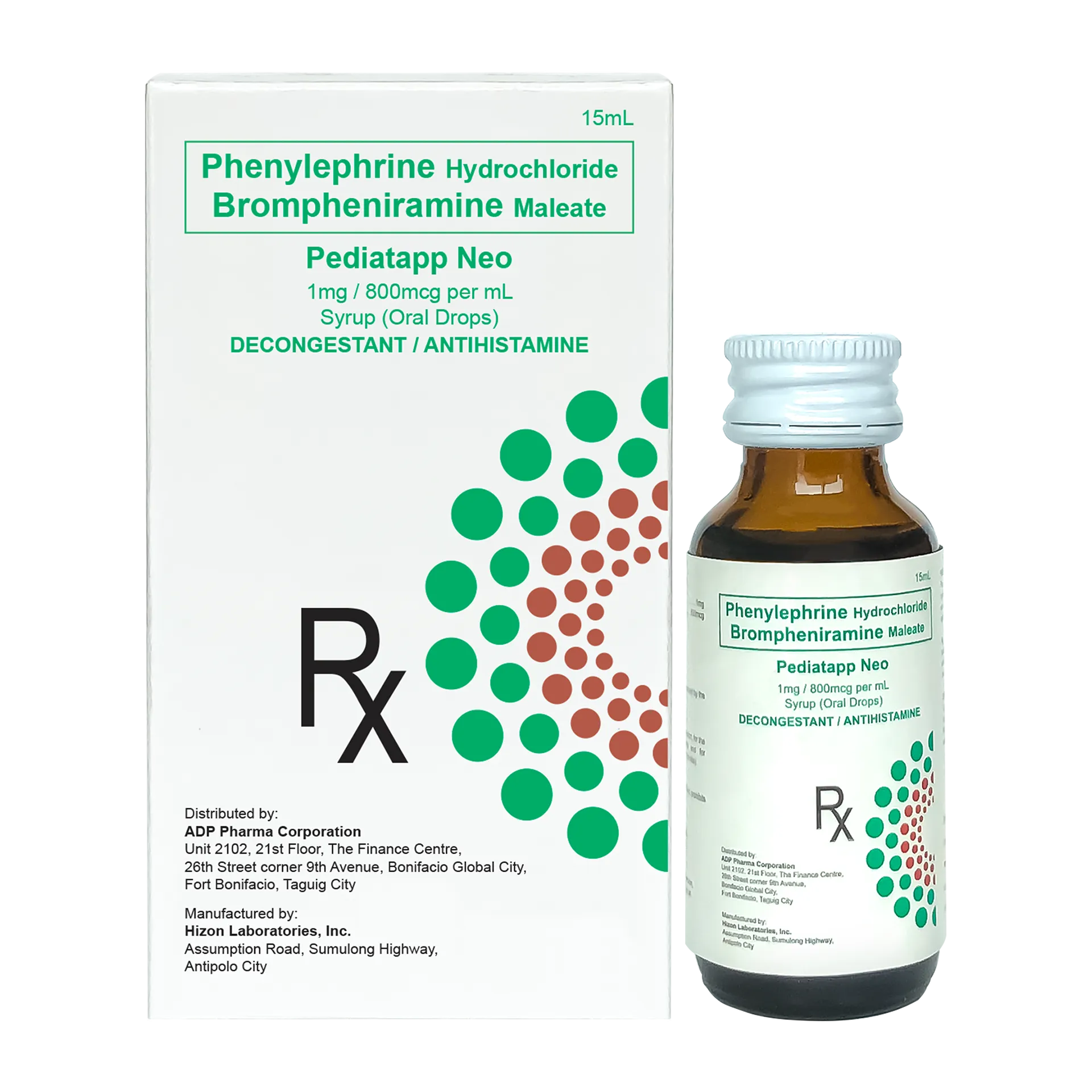 Pediatapp Neo 1mg/0.8mg Per mL Drops 15mL