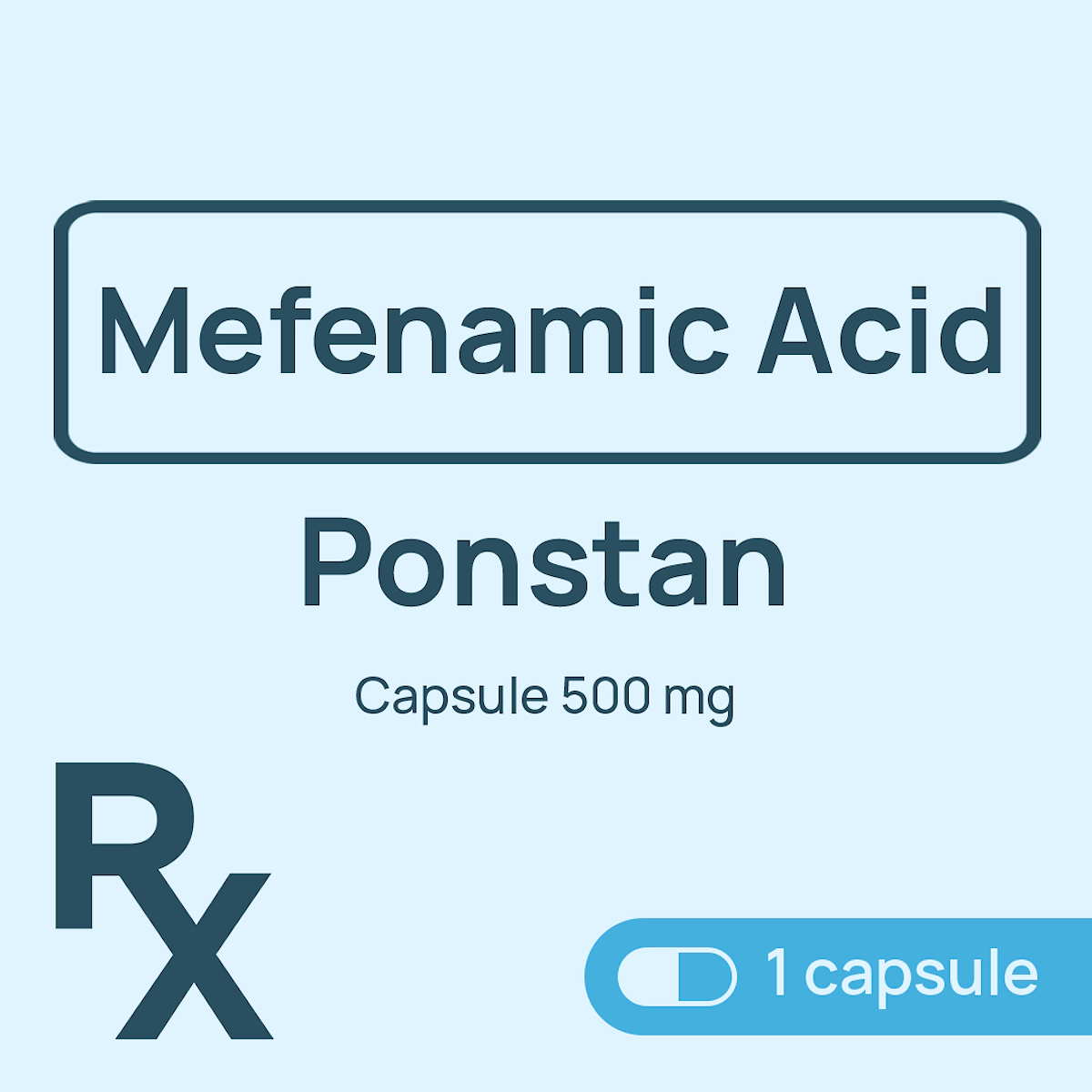 Ponstan Capsule 500mg Sf