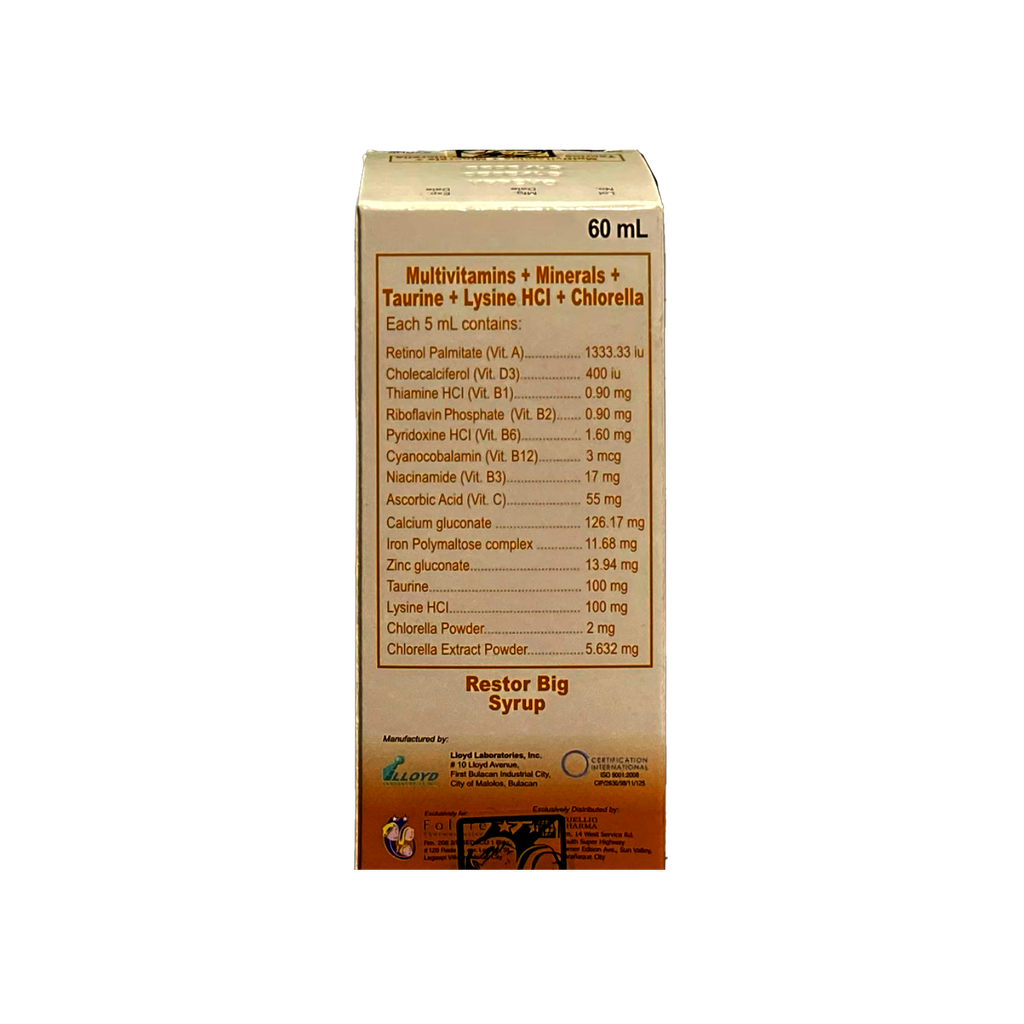 Restor Big Syrup 60mL