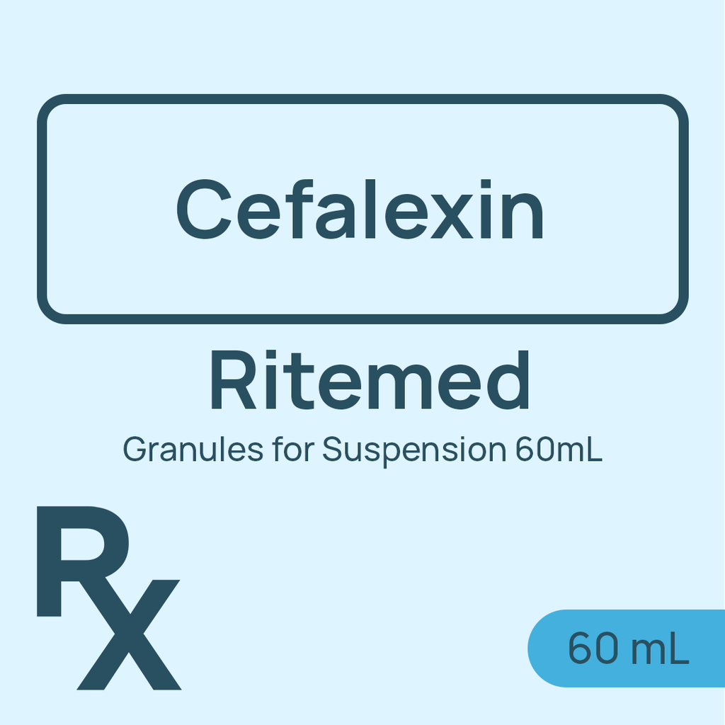 Ritemed Cefalexin Cephalosporin 250mg/60mL