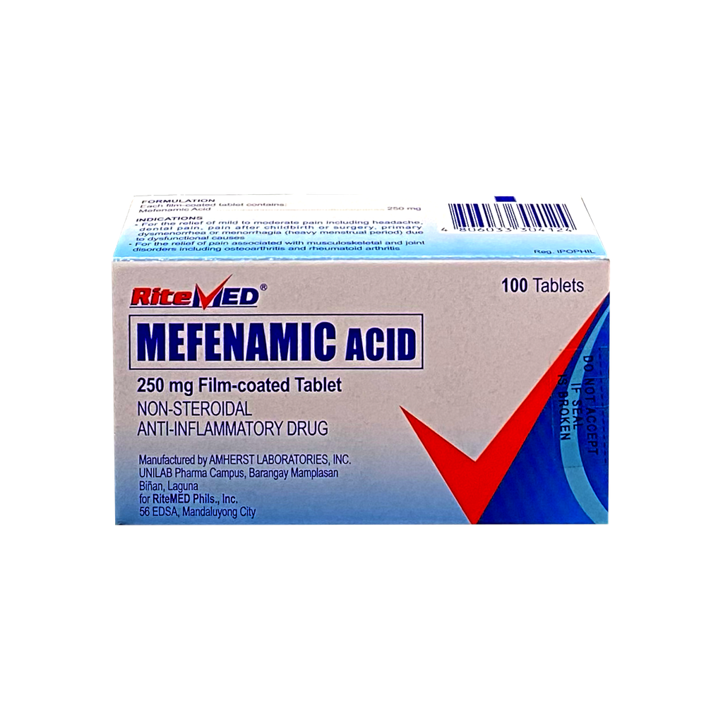 RiteMed Mefenamic Acid Tablet 250mg 