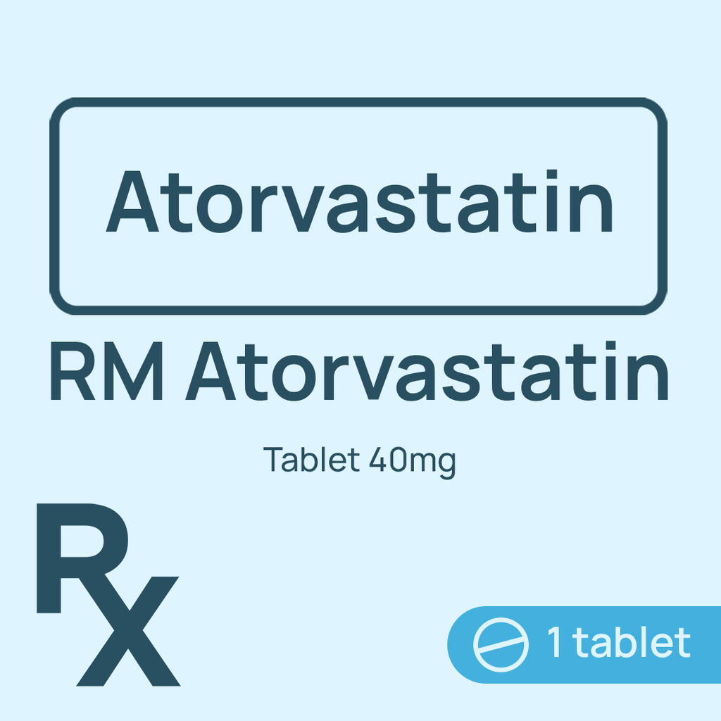 RiteMed Atorvastatin FCT 40mg