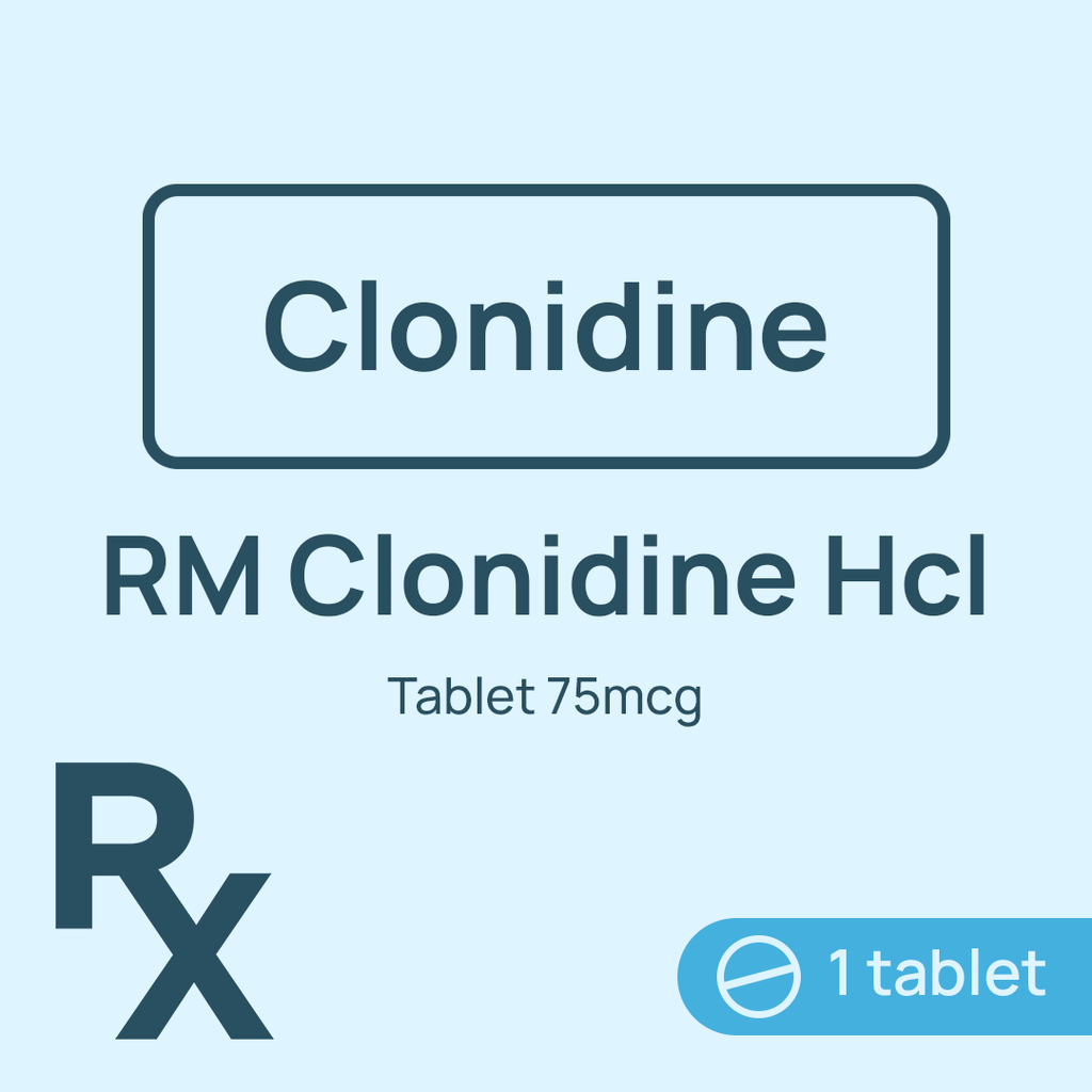 RiteMed Clonidine HCl Tablet 75mcg