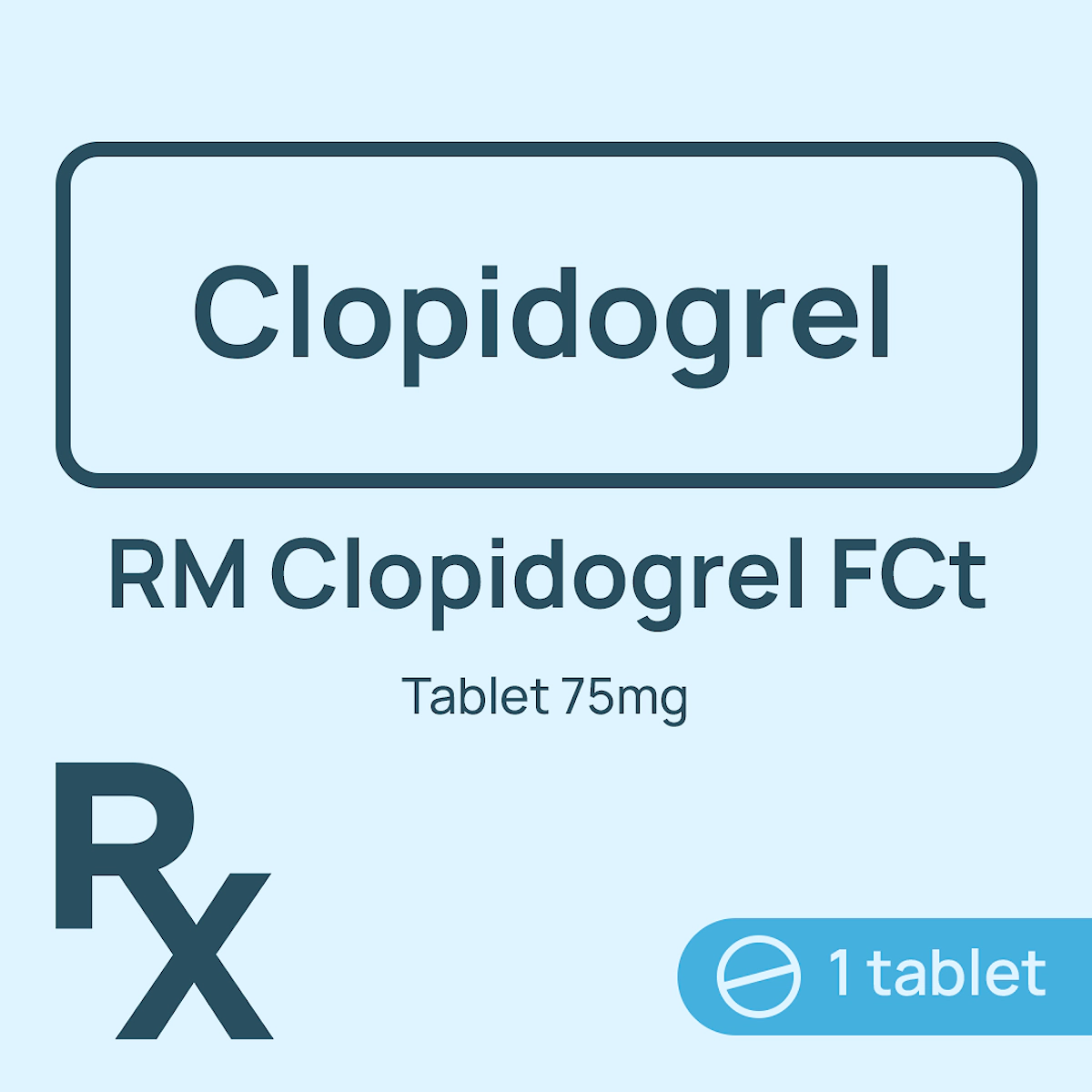RiteMed Clopidogrel FCT 75mg