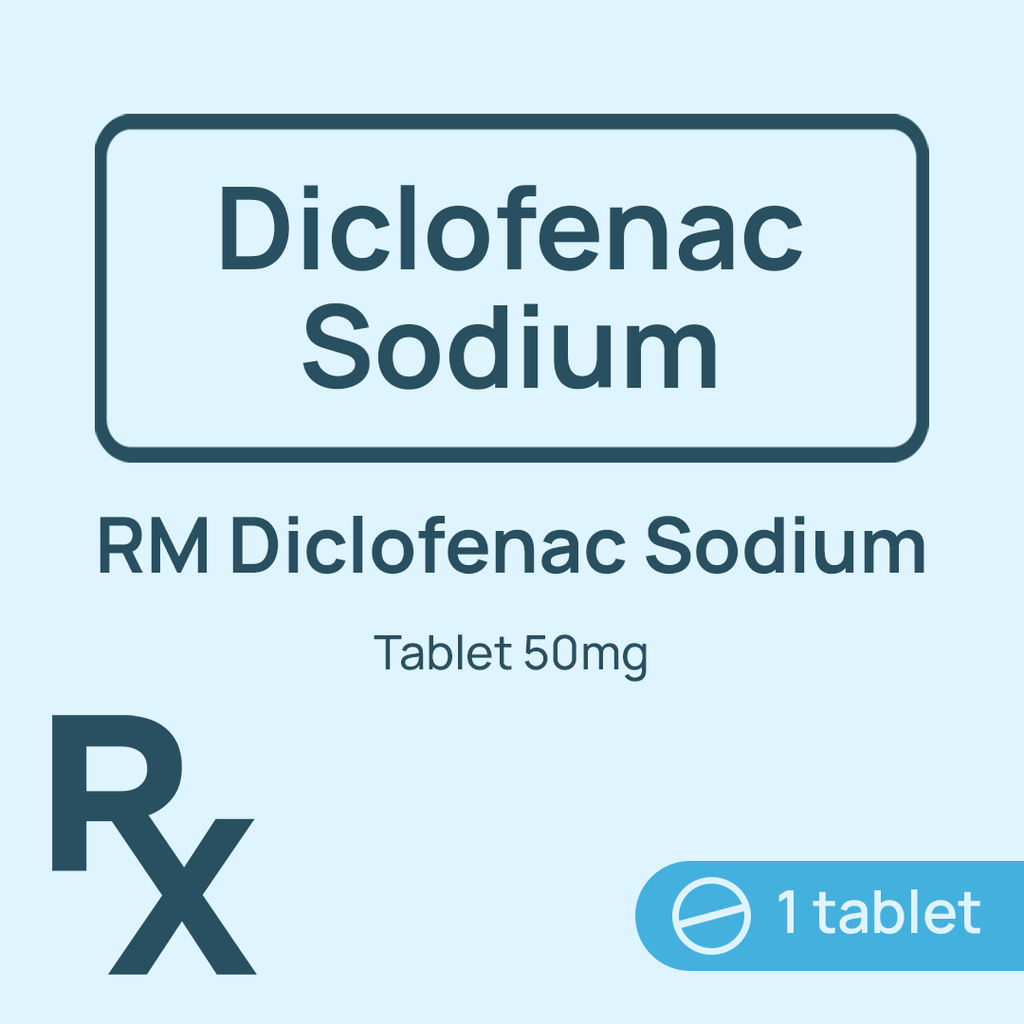 RiteMed Diclofenac Sodium Tablet 50mg