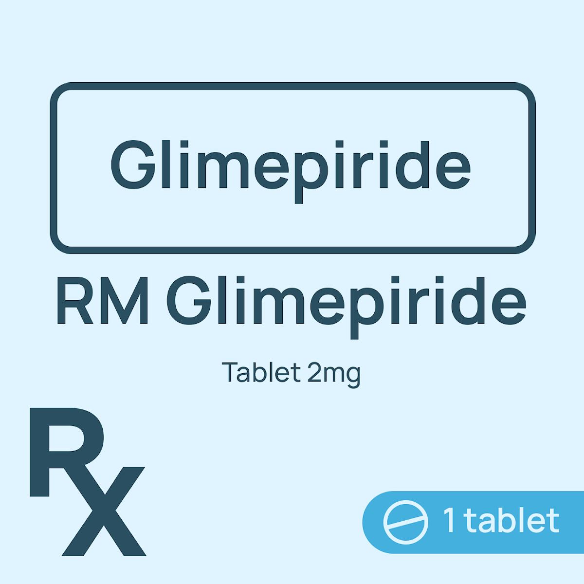 RiteMed Glimepiride Tablet 2mg