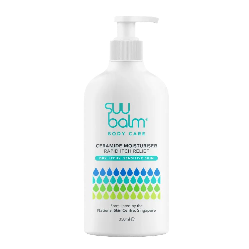 Suu Balm Ceramide Moisturiser Rapid Itch Relief 350mL