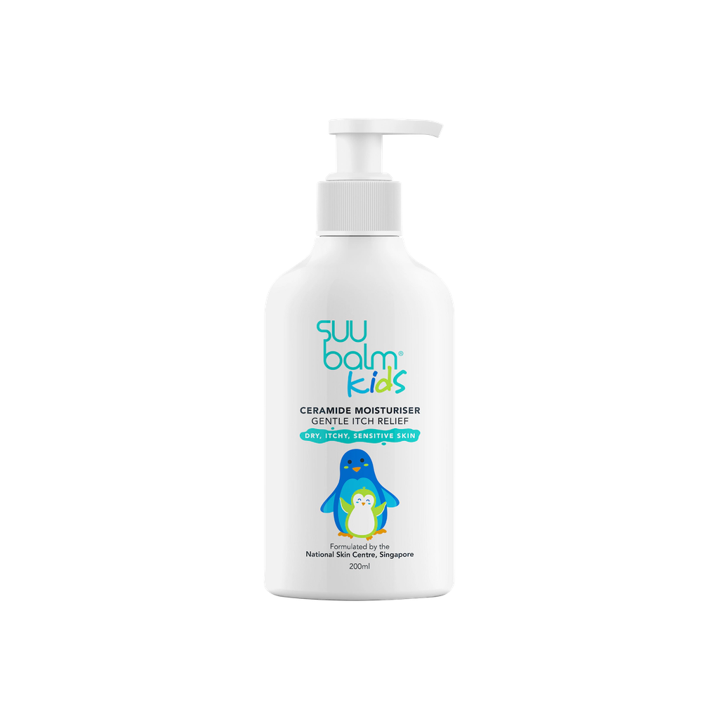 Suu Balm Kids Ceramide Moisturiser Gentle Itch Relief Cream 200mL