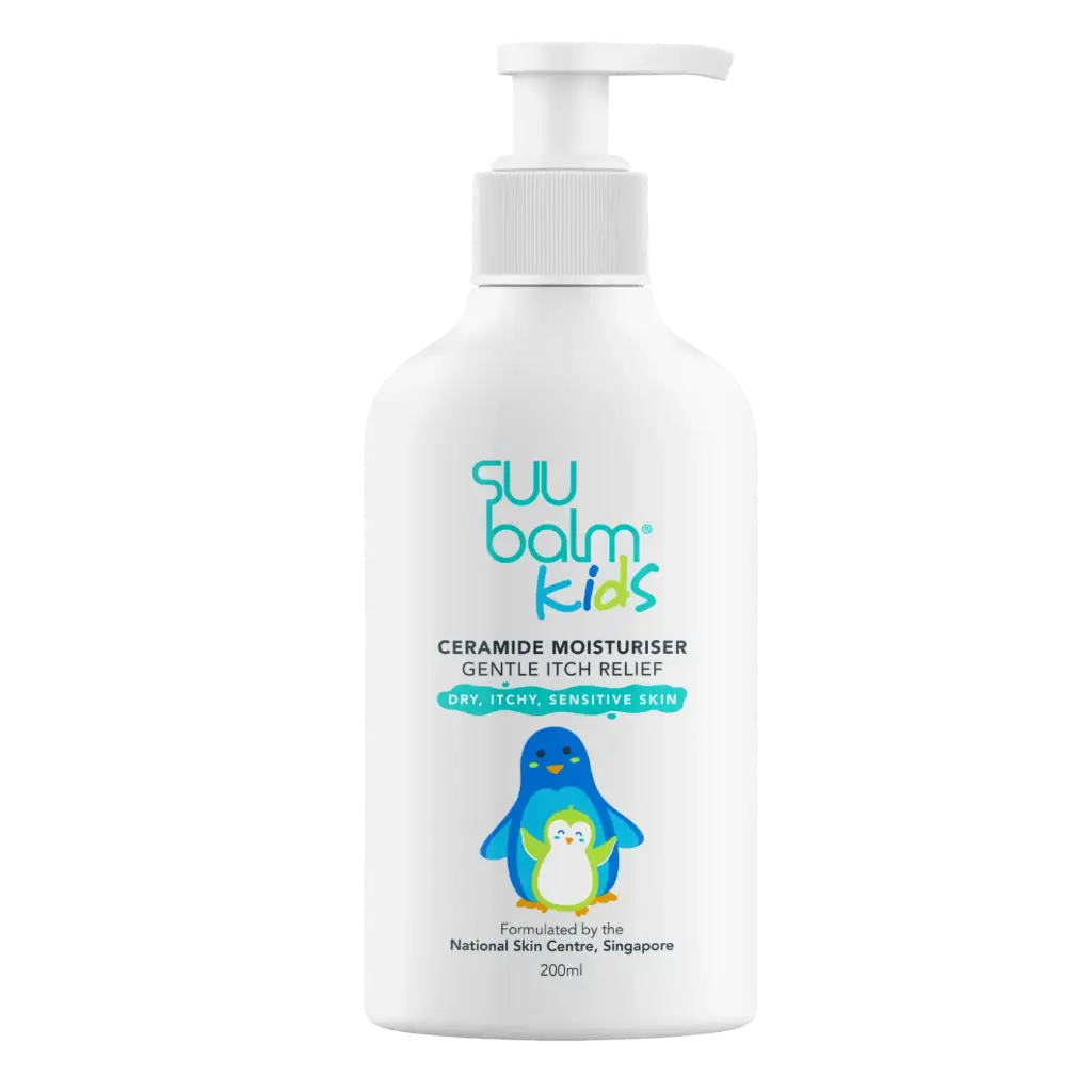Suu Balm Kids Ceramide Moisturiser Gentle Itch Relief Cream 200mL