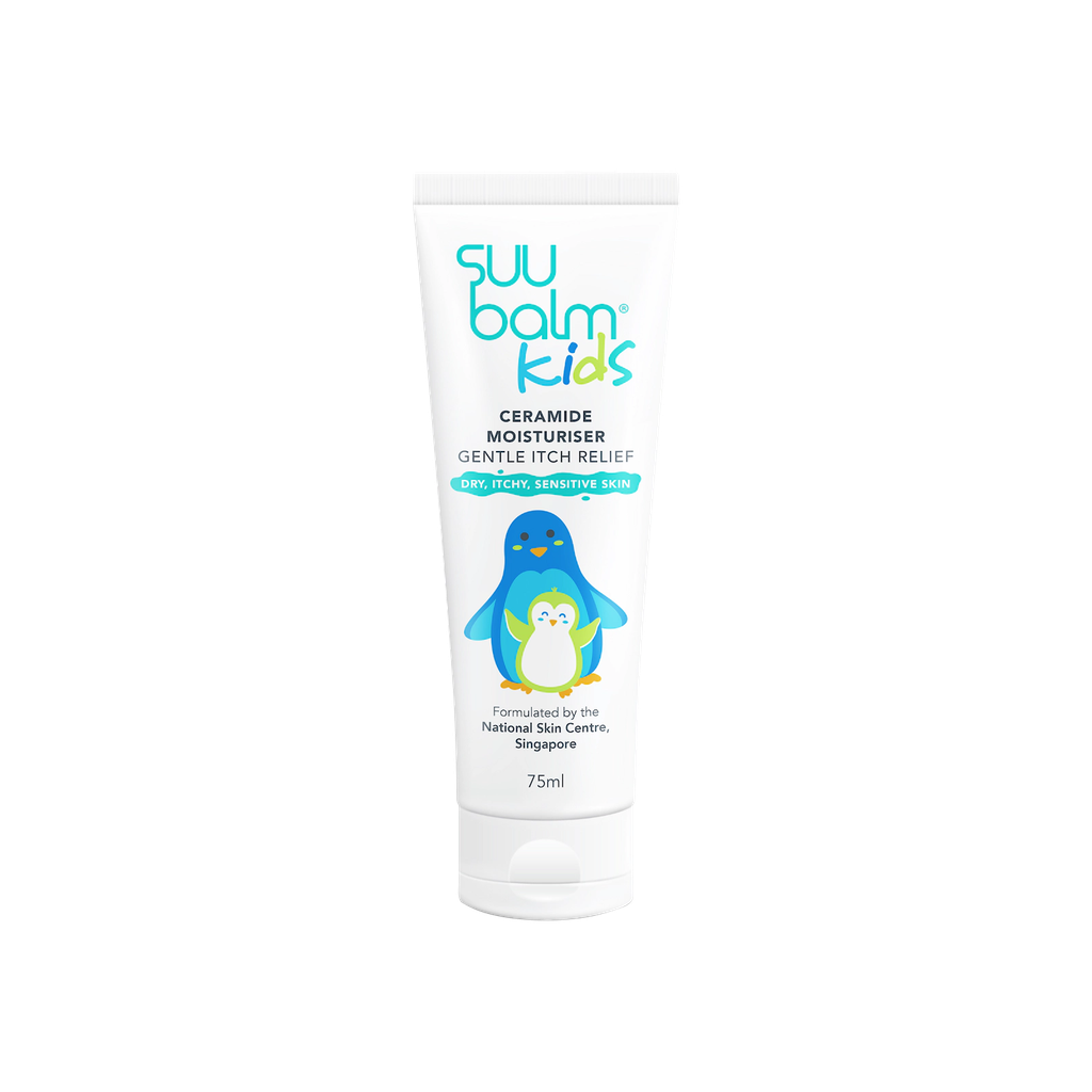 Suu Balm Kids Ceramide Moisturiser Gentle Itch Relief Cream 75mL