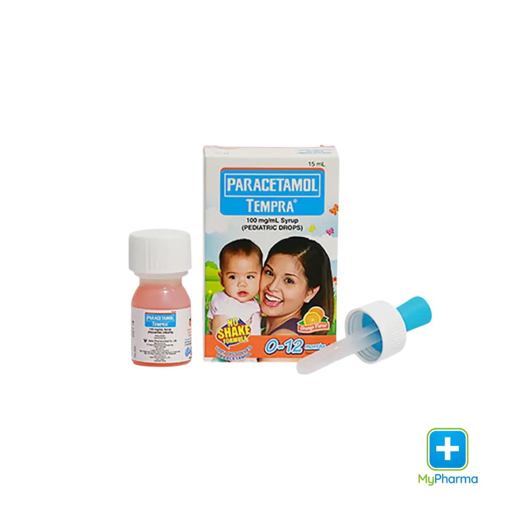 Tempra 100mg/mL Syrup (Pediatric Drops) Orange Flavor