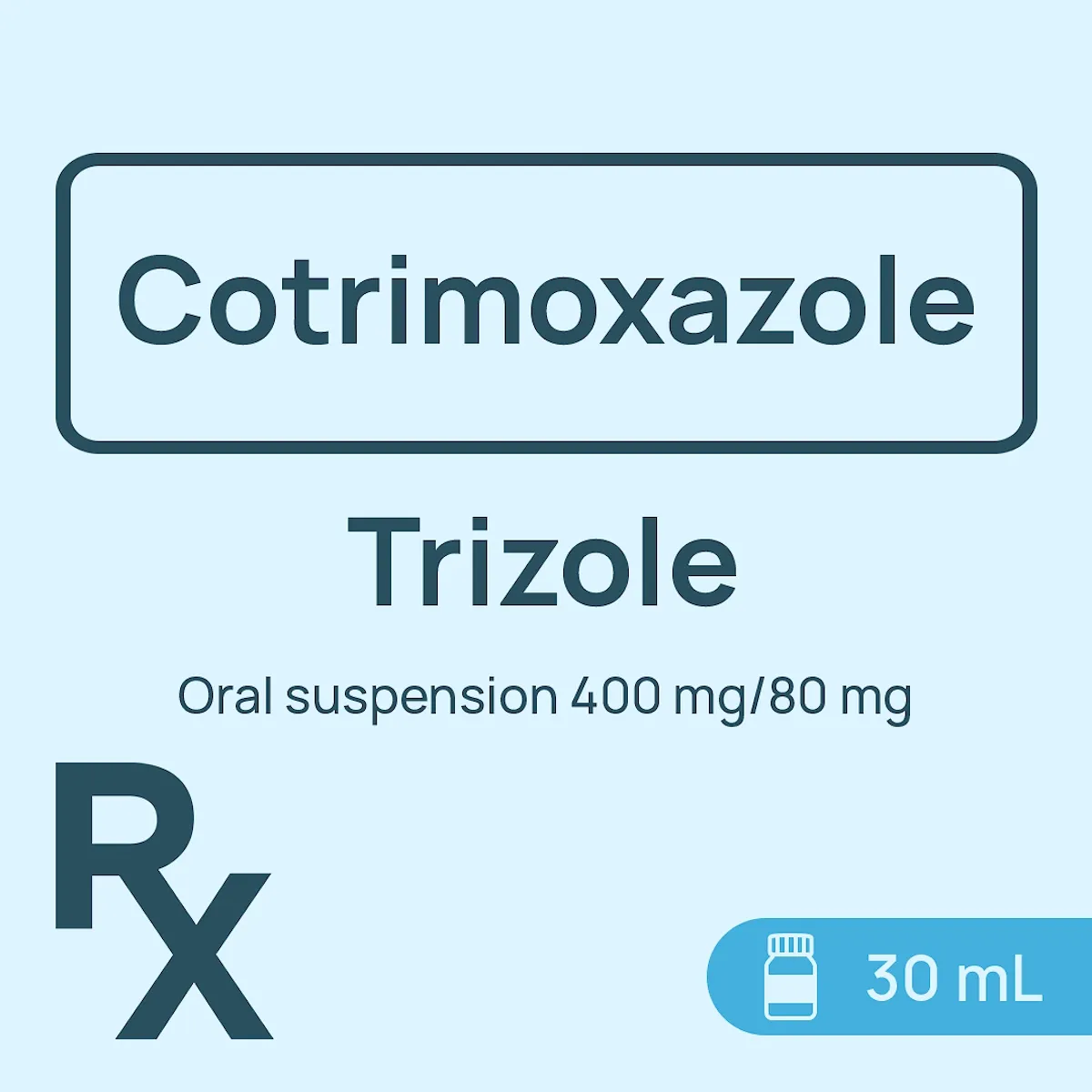 Trizole Suspension Oral Suspension 400mg/80mg 30mL