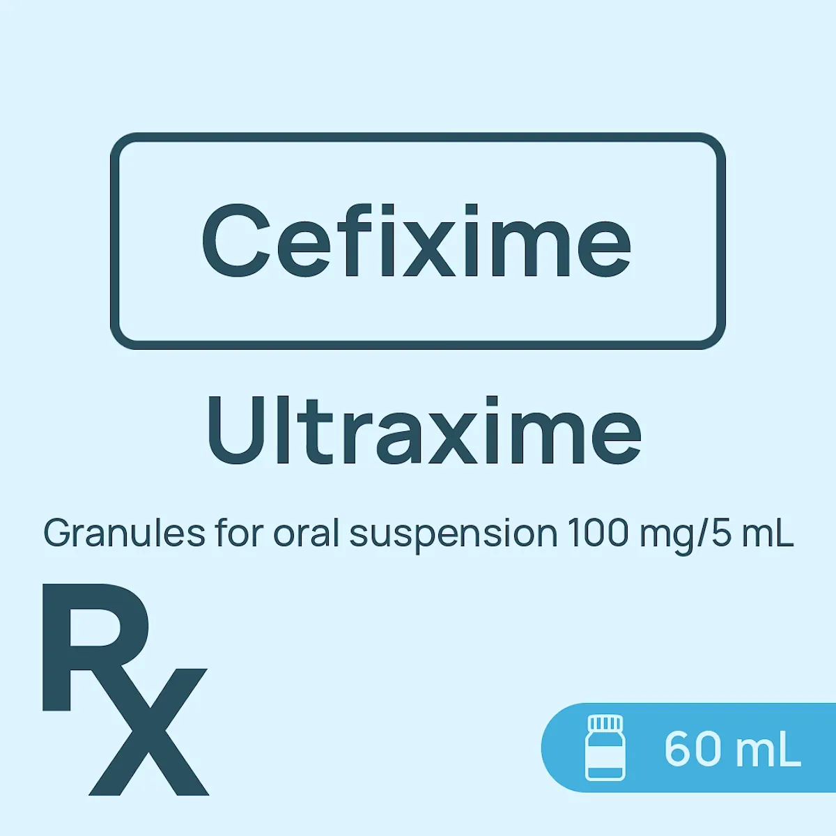 Ultraxime Granules For Oral Suspension 100mg/5 mL 60mL