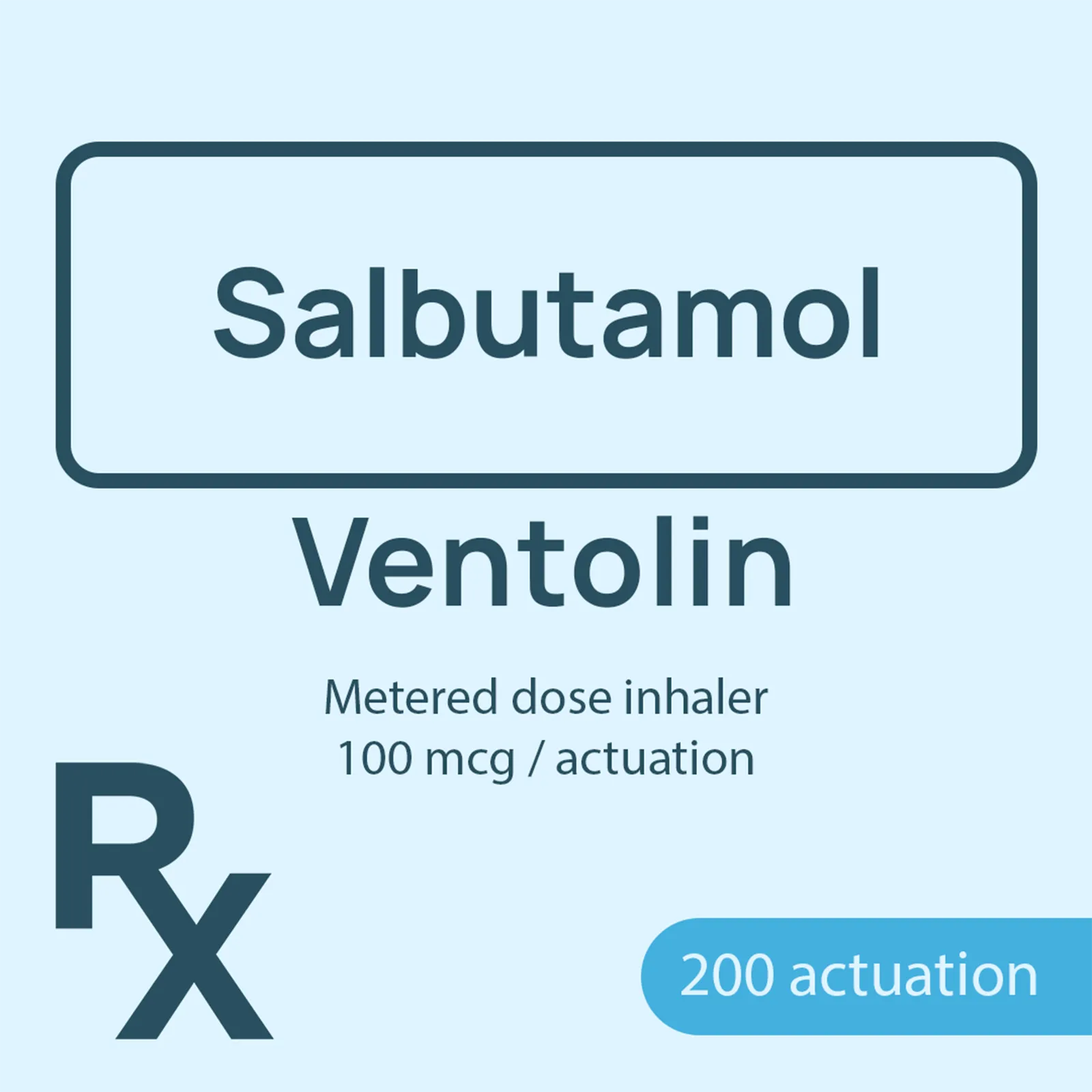 Ventolin Metered Dose Inhaler 100 mcg/ACT 200Actuations