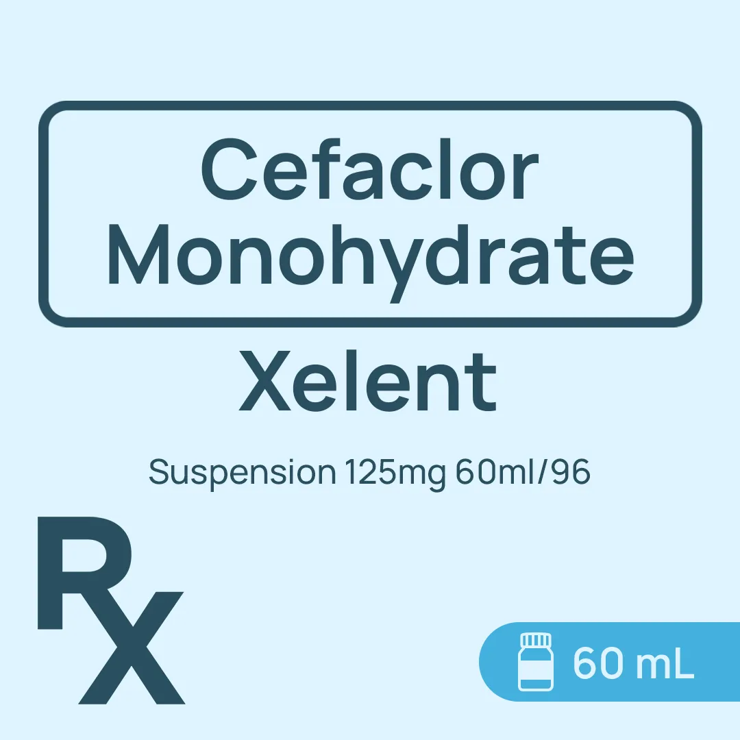 Xelent Suspension 125mg 60mL