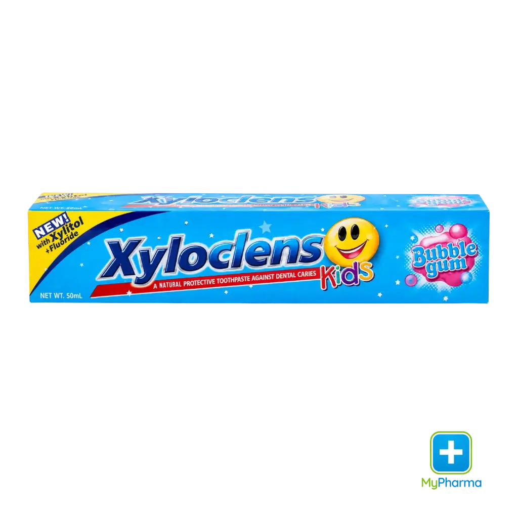 Xyloclens Kiddie Gel Toothpaste (Bubblegum) 50mL