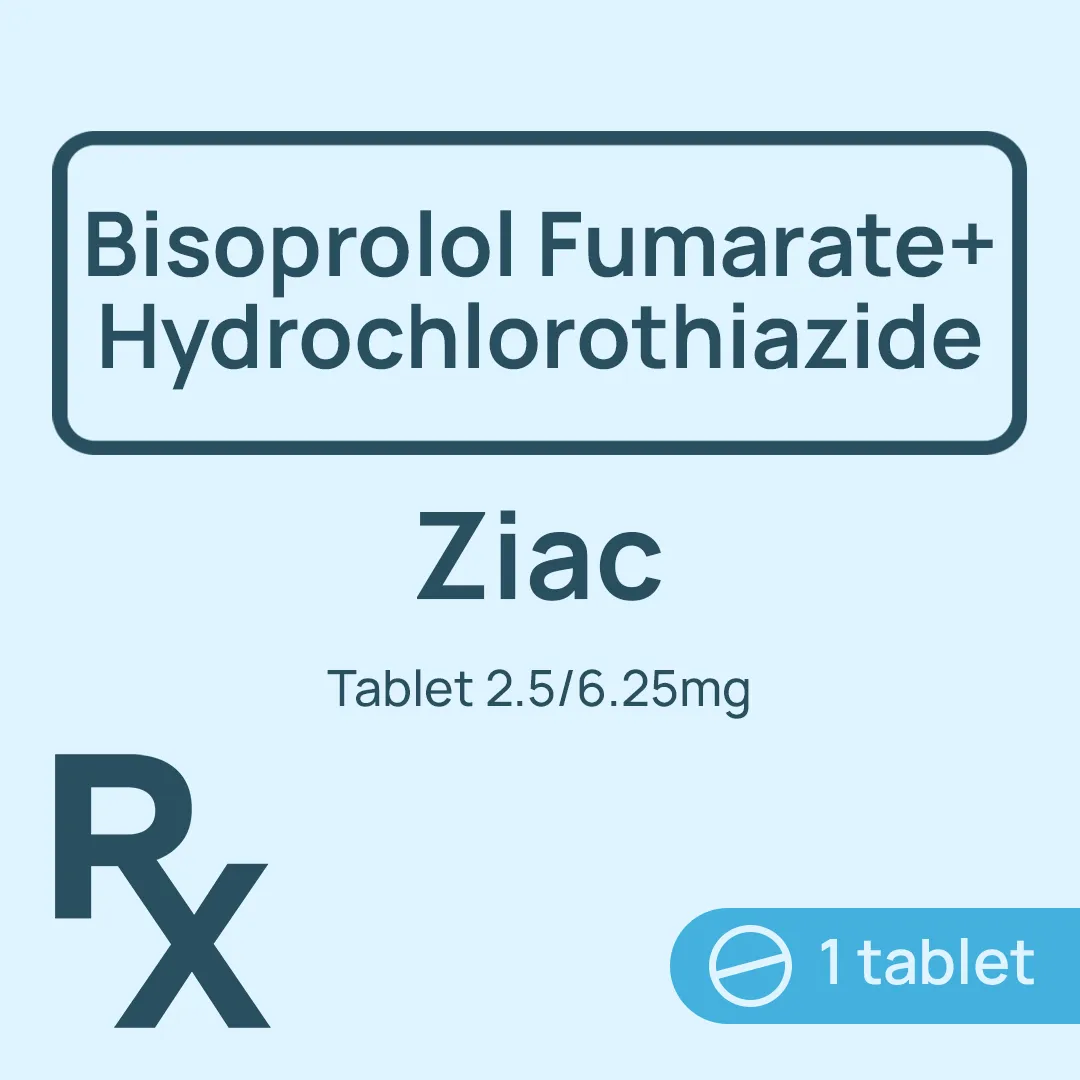 Ziac Tablet 2.5mg/6.25mg