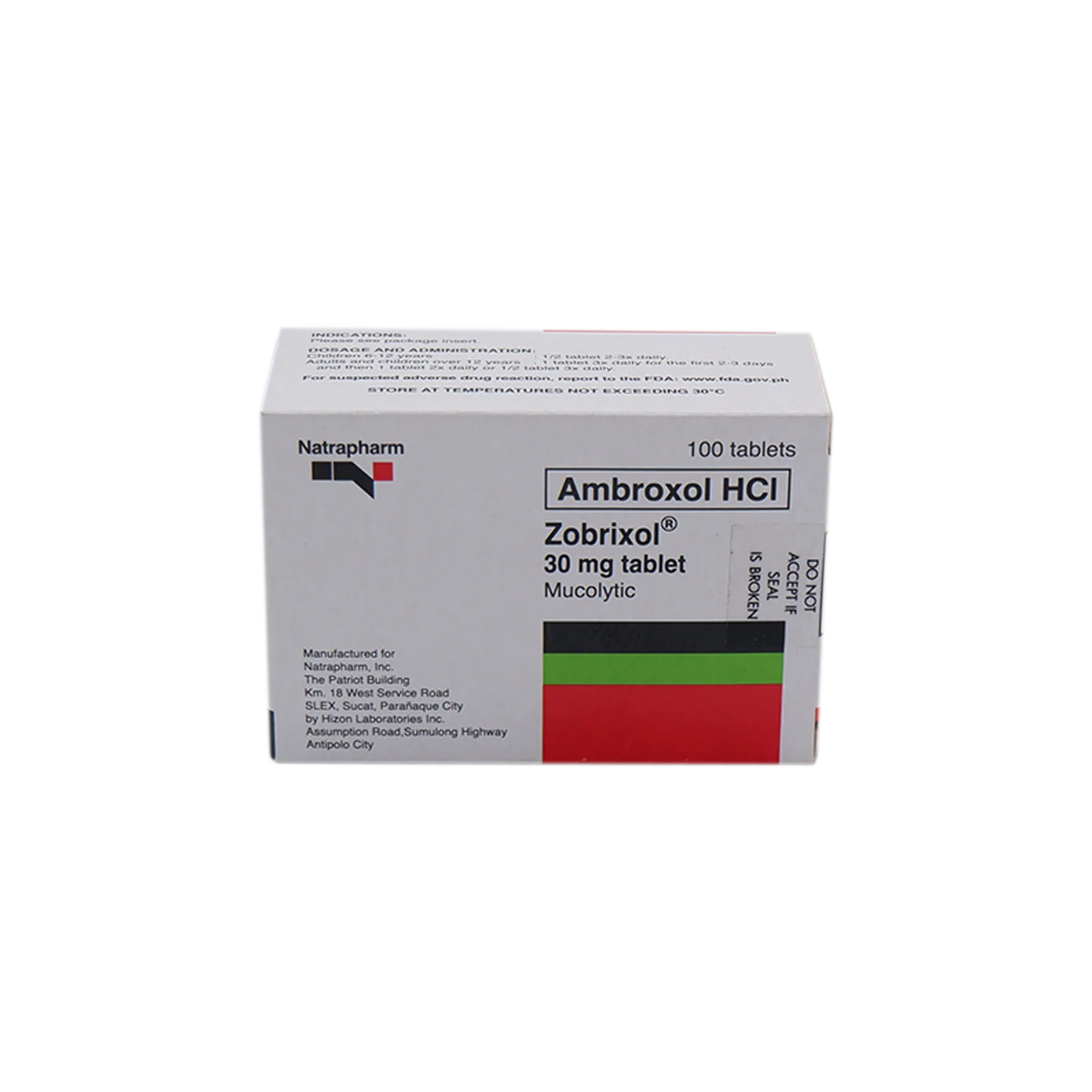 Zobrixol Tab 30mg