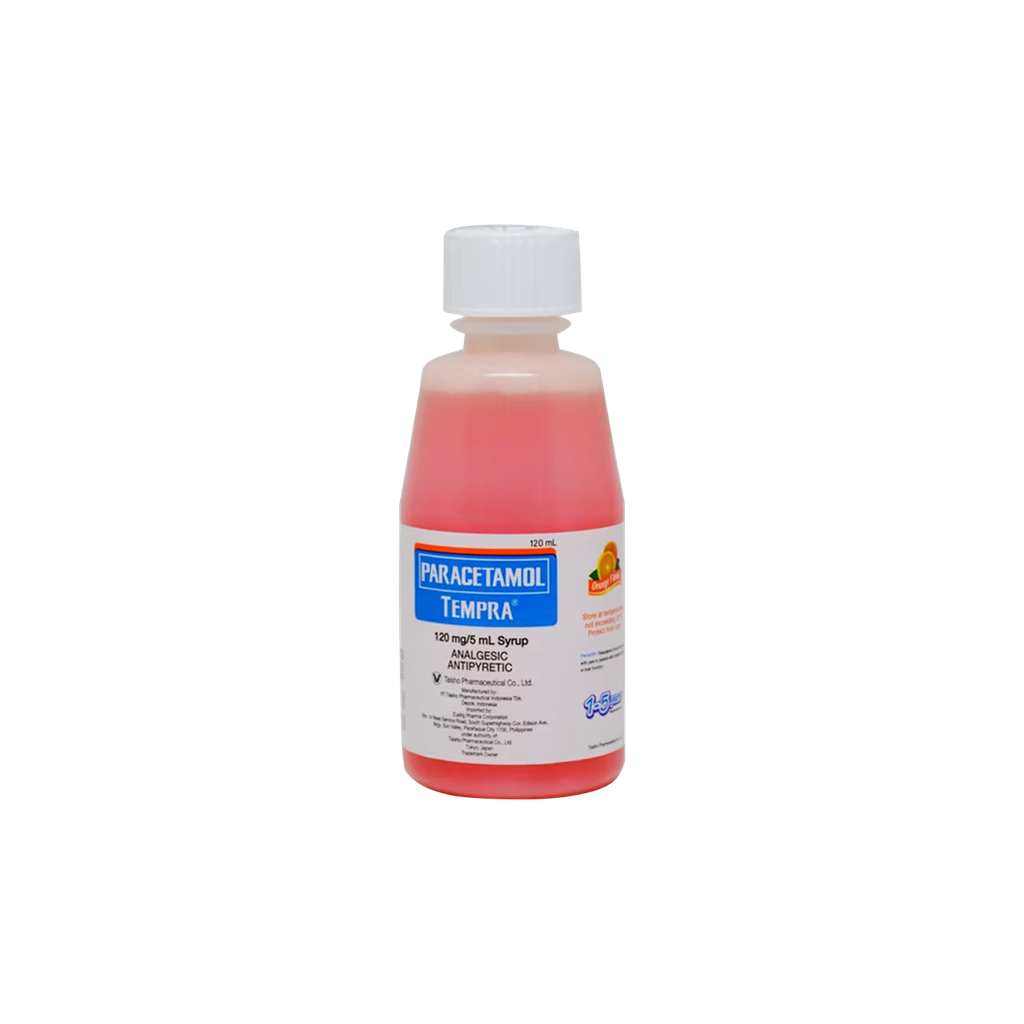 Tempra Syrup 120mL Strawberry Flavor