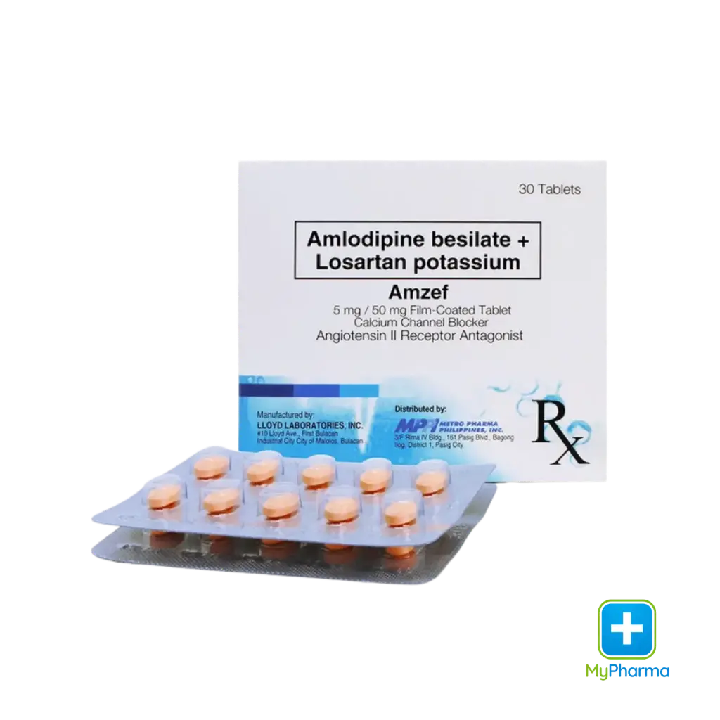 Amzef 5mg/50mg Film-Coated Tab