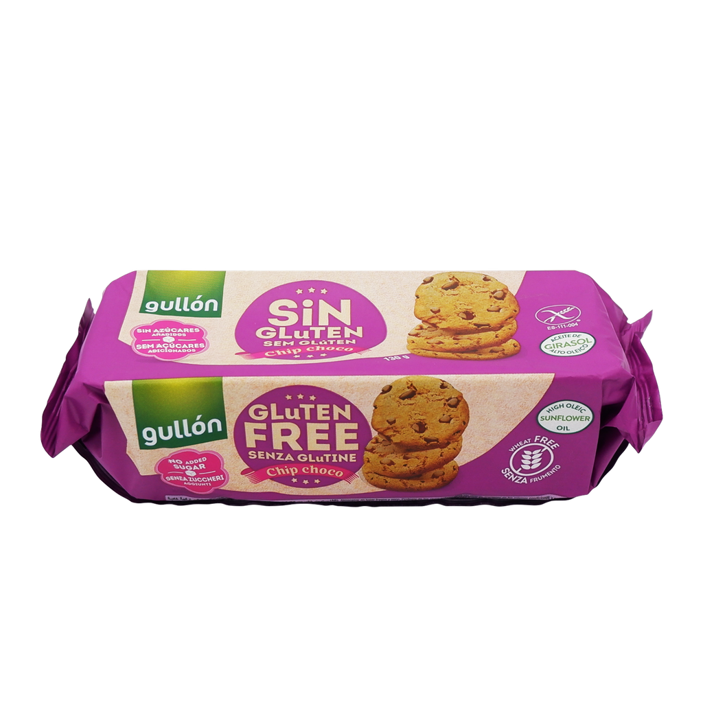 Gullon Gluten Free Chip Choco Sin Azucares 130g