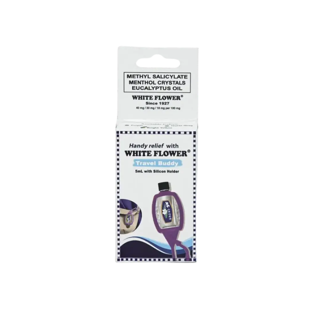Travel Buddy - White Flower No.3 5mL with FREE Holder