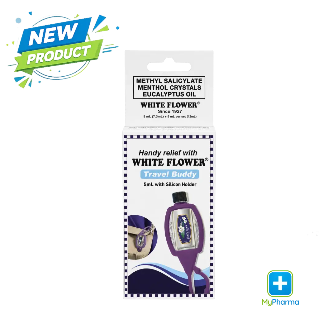 Travel Buddy - White Flower No.3 5mL with FREE Holder