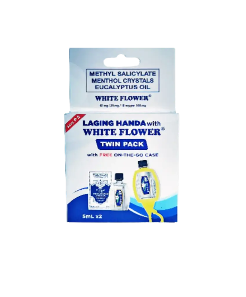 Twin Pack (2 Bottles) White Flower No.3 5mL with FREE Holder