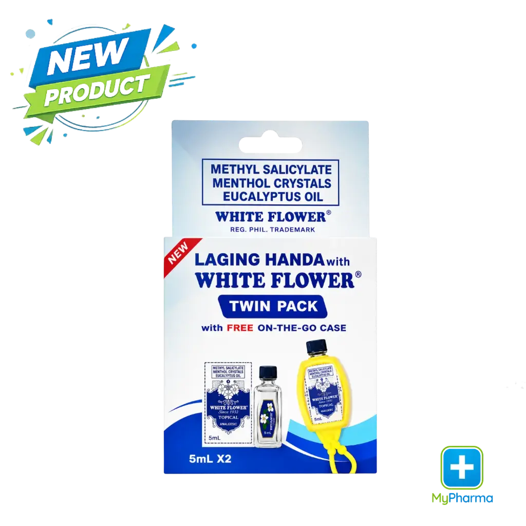 Twin Pack (2 Bottles) White Flower No.3 5mL with FREE Holder