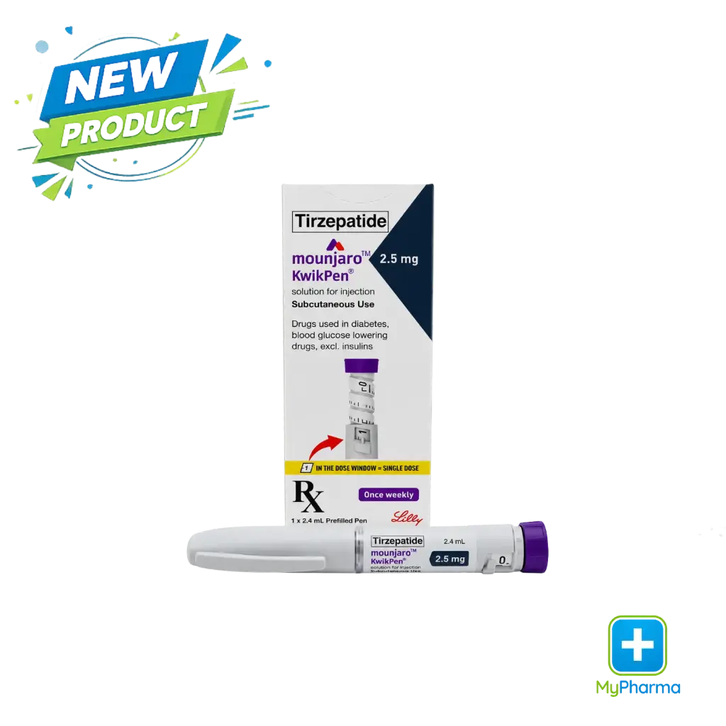 Mounjaro Kwikpen 2.5mg/0.6mL with FREE Needles