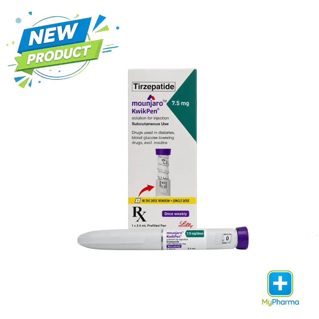 Mounjaro Kwikpen 7.5mg/0.6mL with FREE Needles 