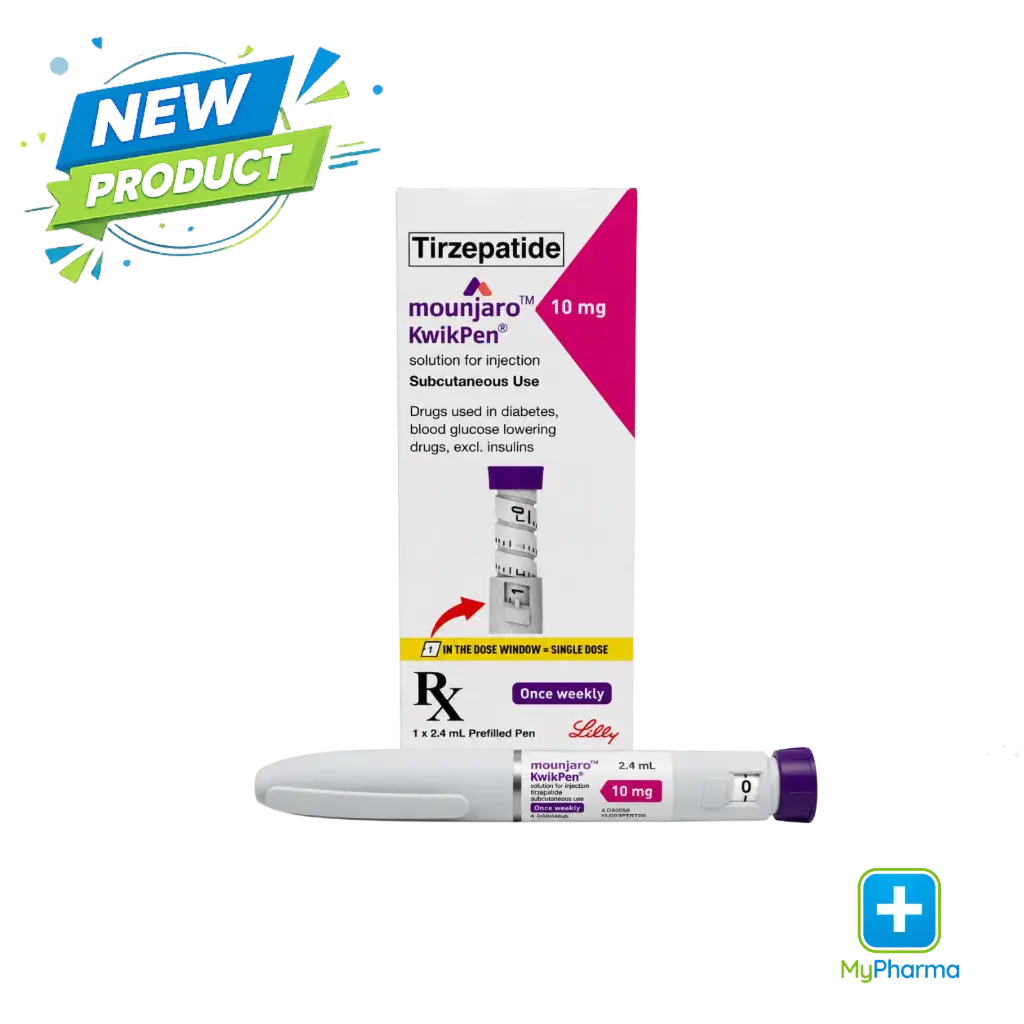 Mounjaro Kwikpen 10mg with FREE Needles 