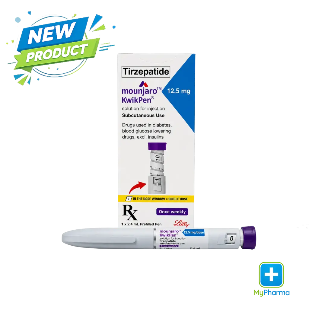 Mounjaro Kwikpen 12.5mg/0.6mL with FREE Needles 