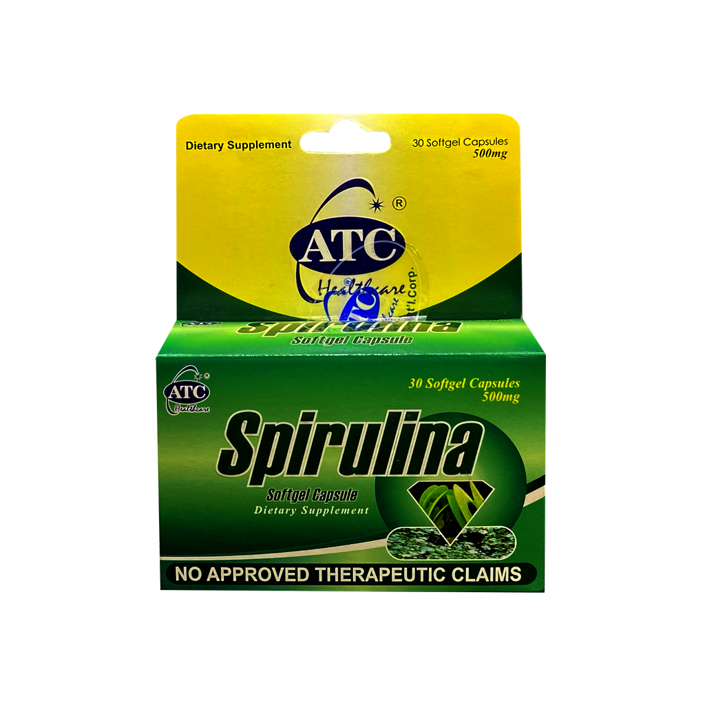 ATC Spirulina Soft Gel Capsule 30's