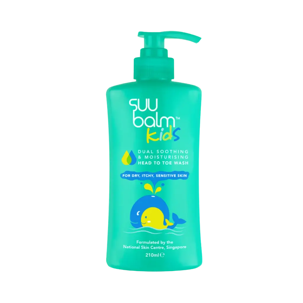Suu Balm Kids Head to Toe Wash 210mL 