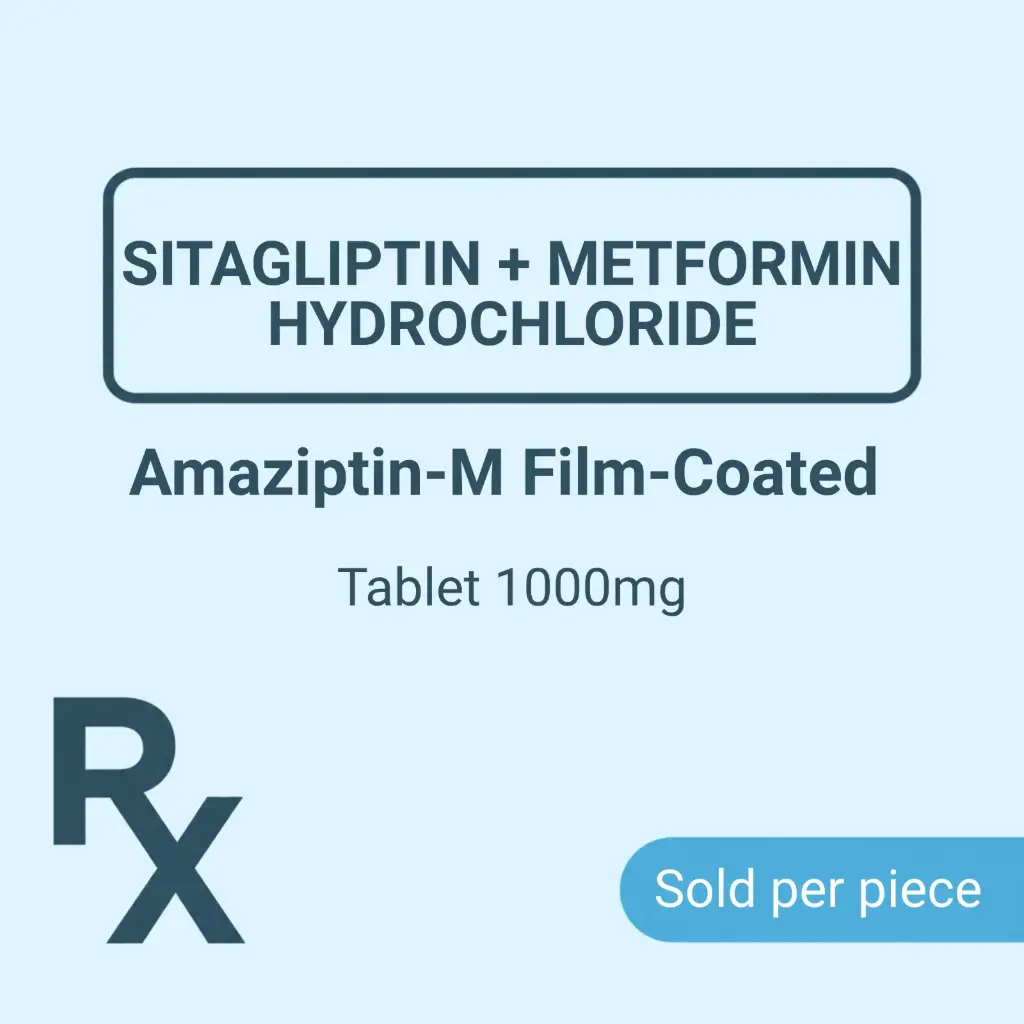 Amaziptin-M Film-Coated Tablet 1000mg